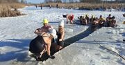 Wasilków: Podlaski Klub Morsów znowu w akcji. Pierwsze lutowe morsowanie w Supraśli