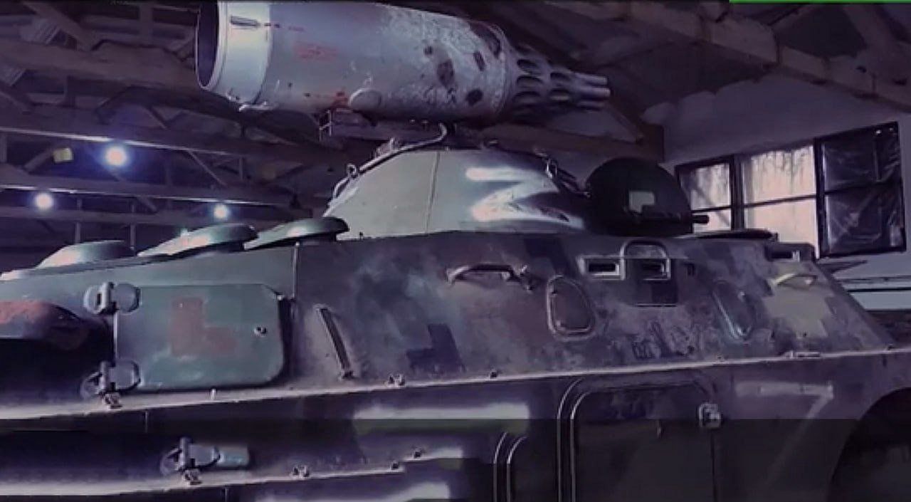Ukraińcy przejęli unikatowy rosyjski pojazd. Jest nim hybryda BRDM-2 i "śmigłowca"
