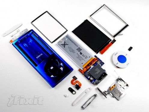 iPod nano 5G rozebrany na części 3