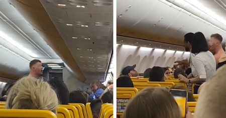 Pasażer Ryanair aresztowany. Rozebrał się i krzyczał podczas lotu