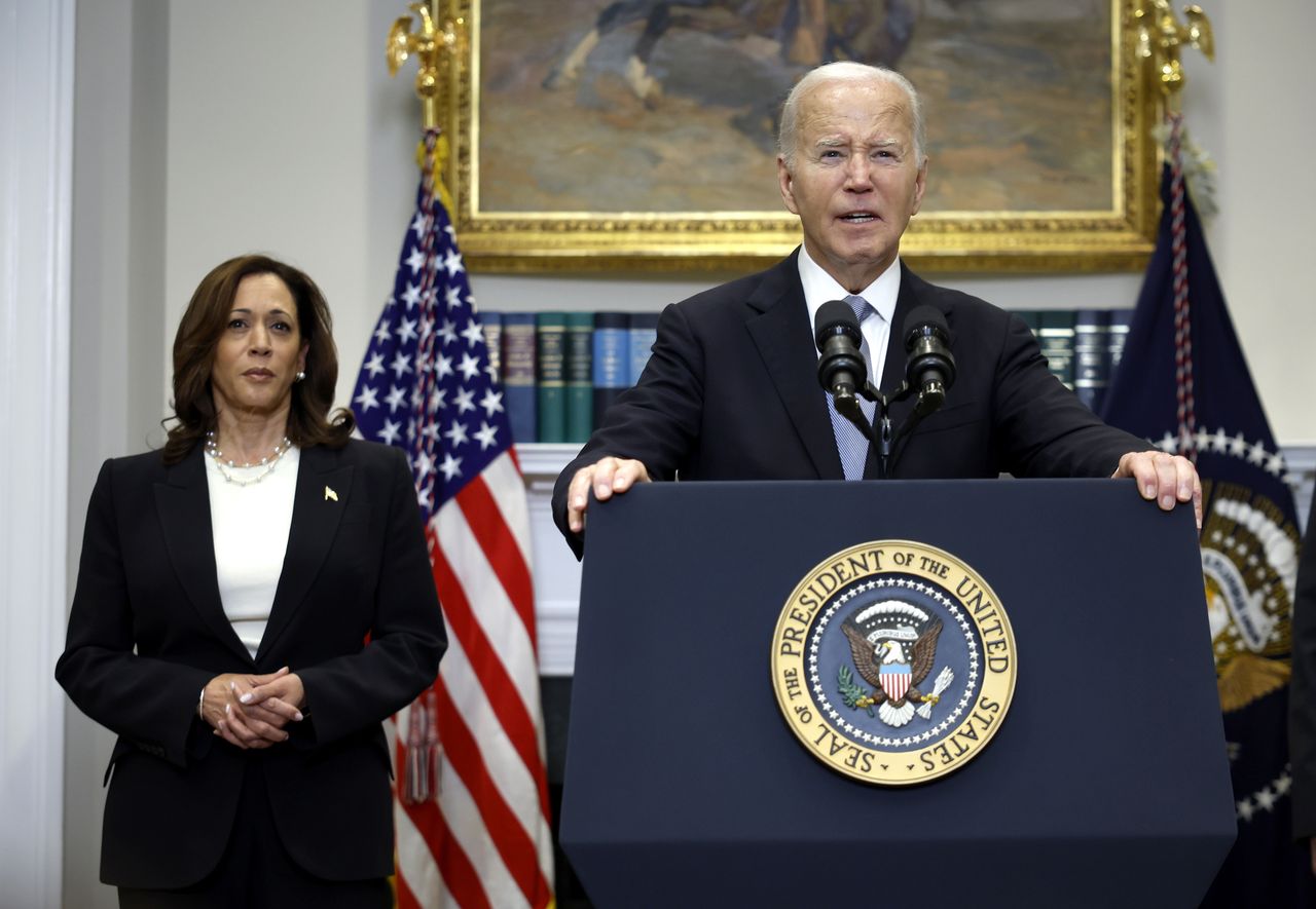 Kamala Harris and Joe Biden