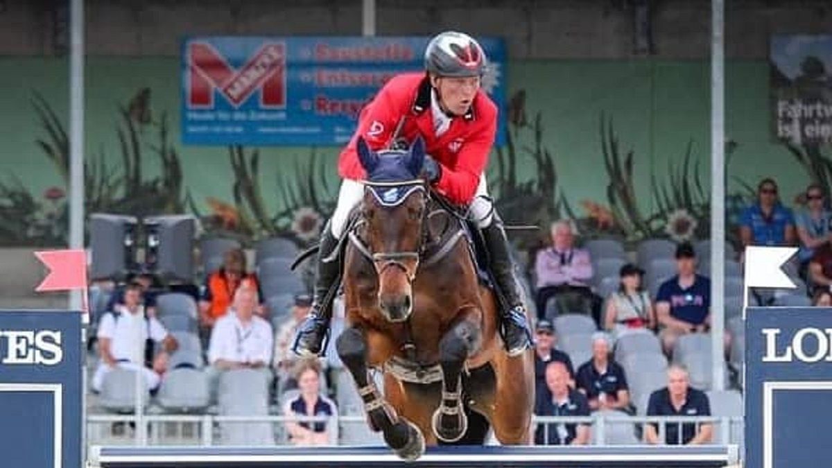 Paweł Warszawski podczas zawodów