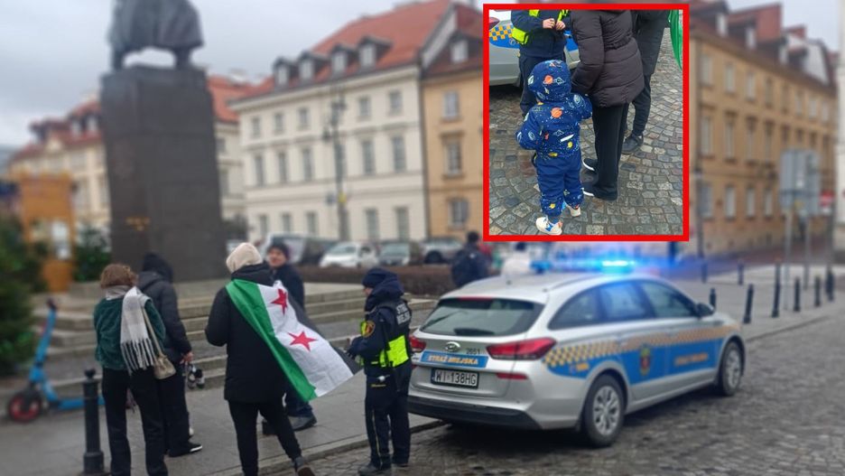 Trzylatek zgubił się na warszawskiej Starówce
