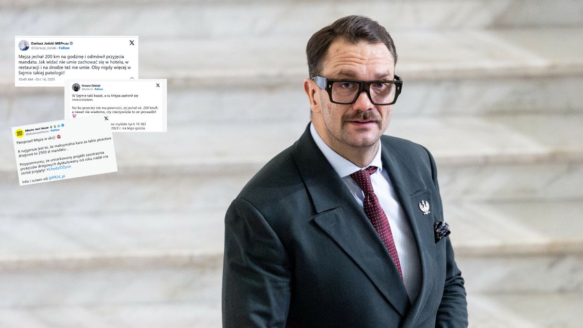  Internet o szaleńczej jeździe Mejzy. "Patoposeł w akcji"