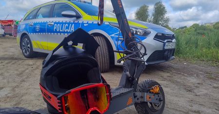 Policja zatrzymała 13-latka na hulajnodze. Matka już dostała mandat