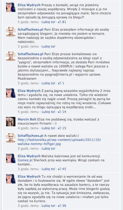 Wtopa na Facebooku: E-sklep grozi znanej blogerce skarbówką 2