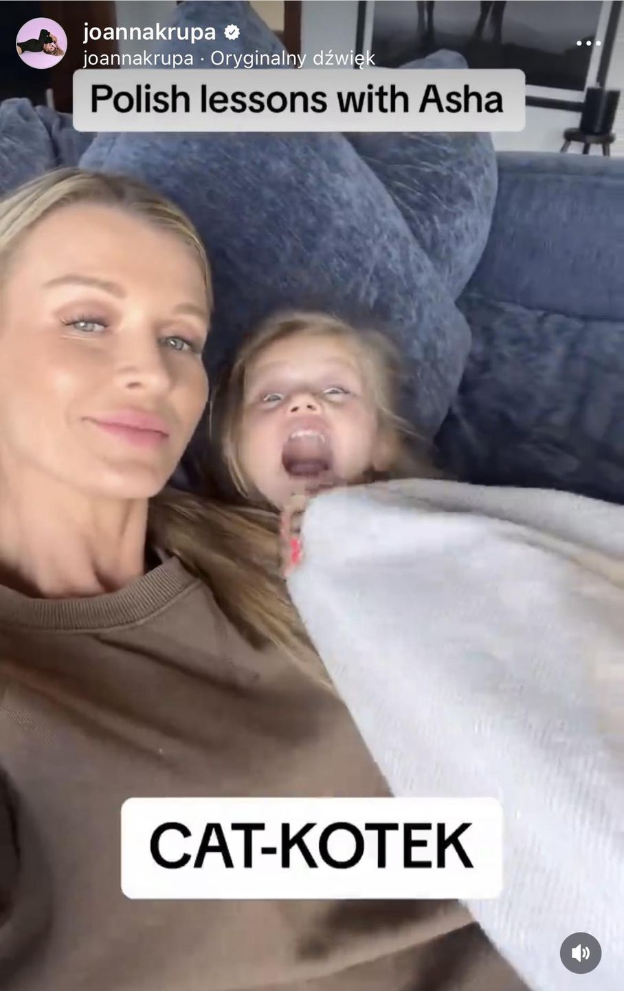 Joanna Krupa naucza 4-letnią córkę polskiego