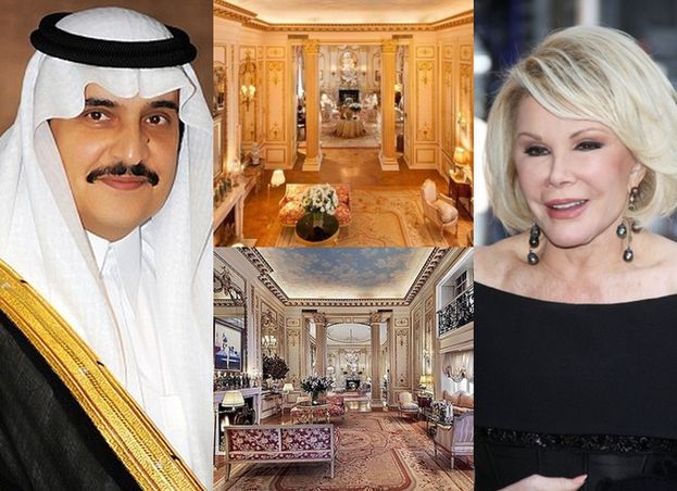 Arabski szejk kupił apartament Joan Rivers! Teraz "rozrywa go na strzępy"...