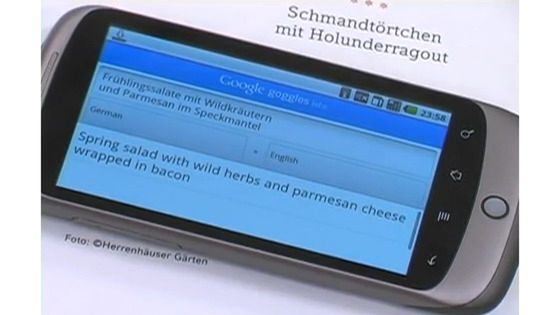 Google Goggles z możliwością tłumaczenia tesktu! 1