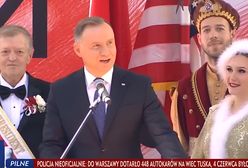 Wszystko szło na żywo. Widzowie TVP usłyszeli, co Polonia myśli o wizycie Andrzeja Dudy