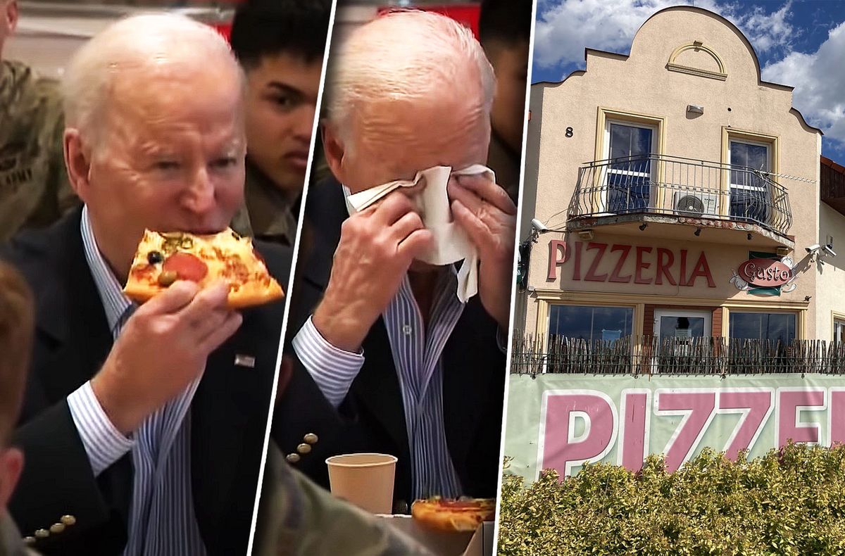 Biden płakał, jak zajadał