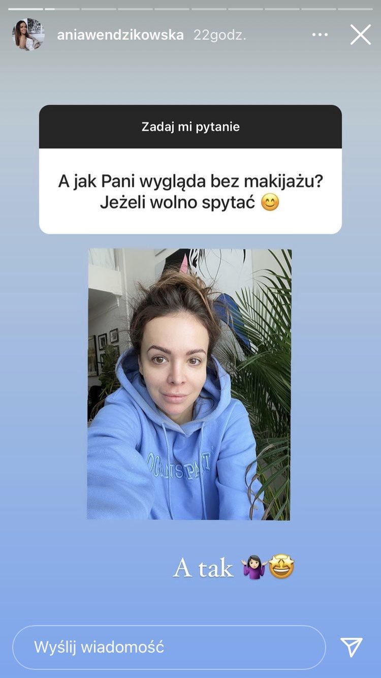 Anna Wendzikowska pokazała się bez makijażu na prośbę fanów 