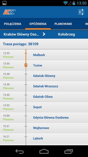 Intercity Mobile Navigator