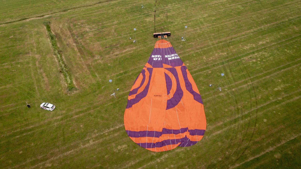 Wypadek balonu w Holandii