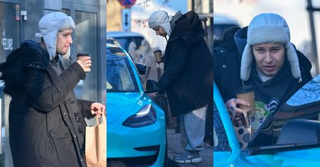 Żabson parkuje turkusową teslę NA ZAKAZIE i gna po kawę na wynos