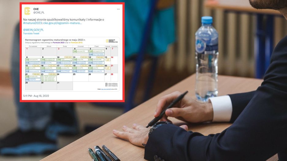 Matura termin 2023. Harmonogram egzaminów