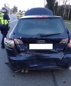Rybnik. Pijany kierowca ciężarówki bez uprawnień. Uderzył w auto z dzieckiem