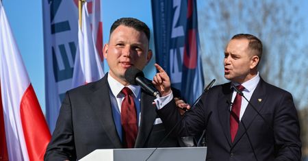 Mentzen zagrożeniem dla Nawrockiego? "To nie jest ta liga"