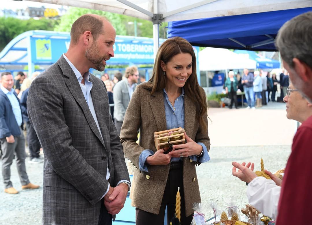 Książę William i księżna Kate podczas wizyty na wyspie Mull