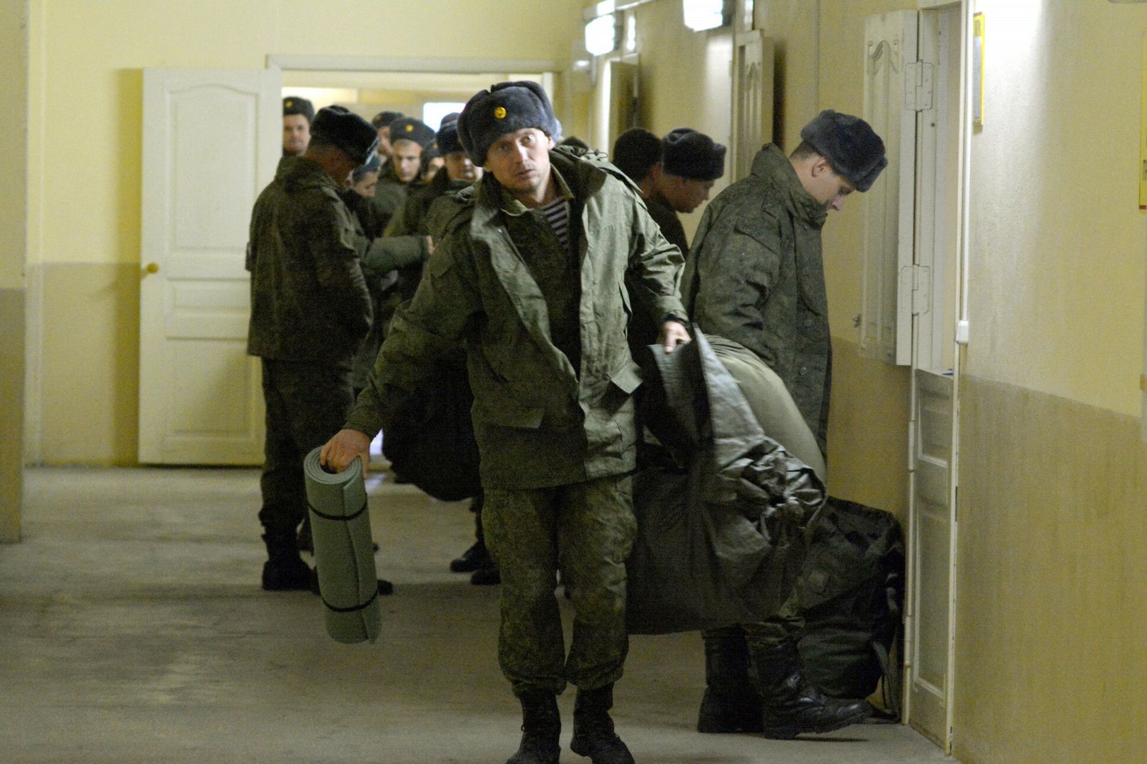 Punk mobilizacyjny w RostowieROSTOV, RUSSIA - OCTOBER 31: Conscripted citizens are seen as part of the mobilization as military training continue within the scope of mobilization in Rostov, Russia on October 31, 2022. Arkady Budnitsky / Anadolu Agency/ABACAPRESS.COMAA/ABACA