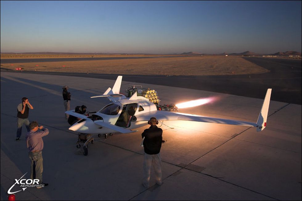 Testy samolotu suborbitalnego XCOR Aerospace
