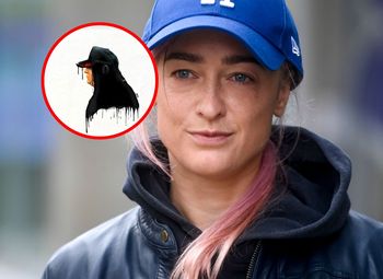 Matylda Damięcka pokazała Trumpa w burce. Grafika o wojnie