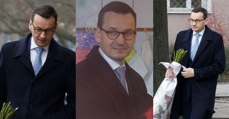 Romantyczny Morawiecki kupuje żonie kwiaty na Walentynki (ZDJĘCIA)