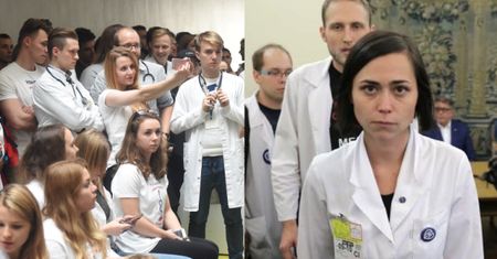 TVP Info o proteście lekarzy: "JEDZĄ KANAPKI Z KAWIOREM, gustują w drogich trunkach"