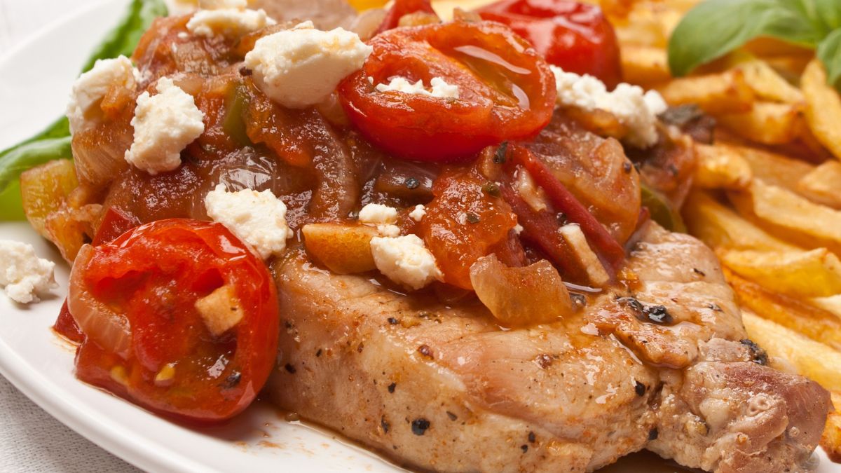 Kotlety schabowe po grecku