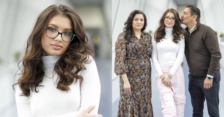 Skromna Viki Gabor pozuje z RODZICAMI w studiu "Pytania na śniadanie" (ZDJĘCIA)