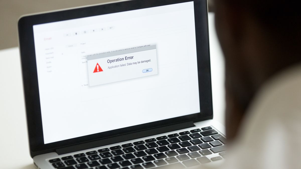 awaria komputer błąd