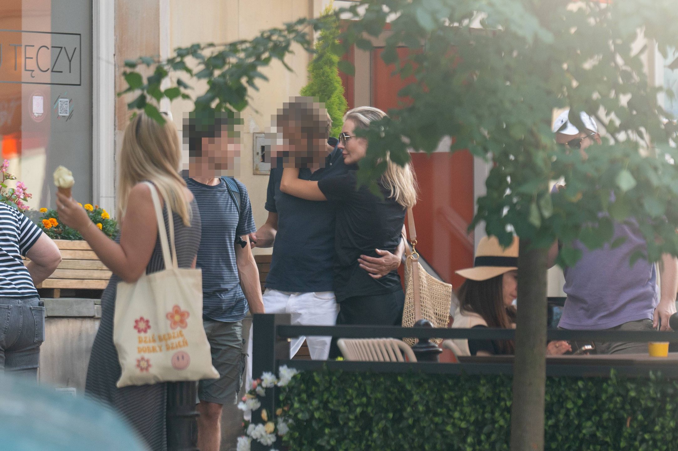 Agnieszka Woźniak-Starak z partnerem