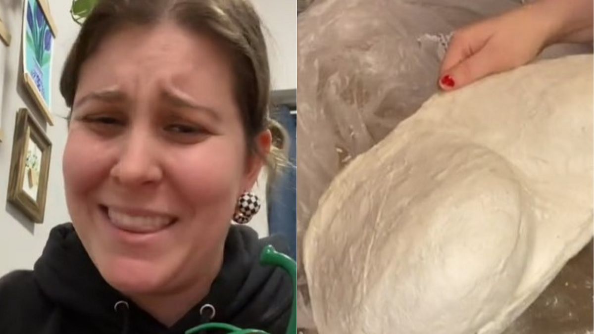 Zrobiła odlew swojego biustu. 