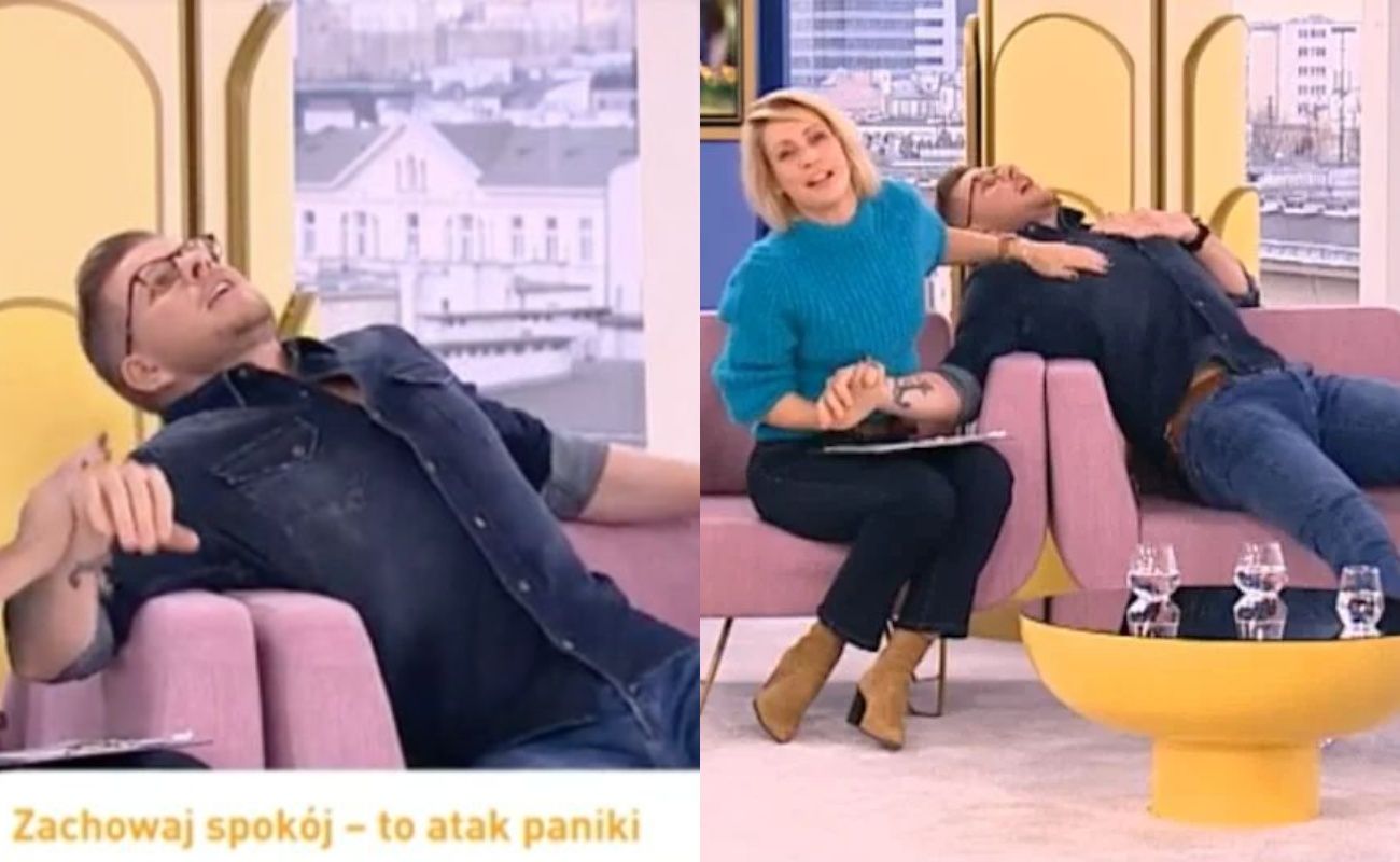 Filip Chajzer jajcuje sobie z ataków paniki...