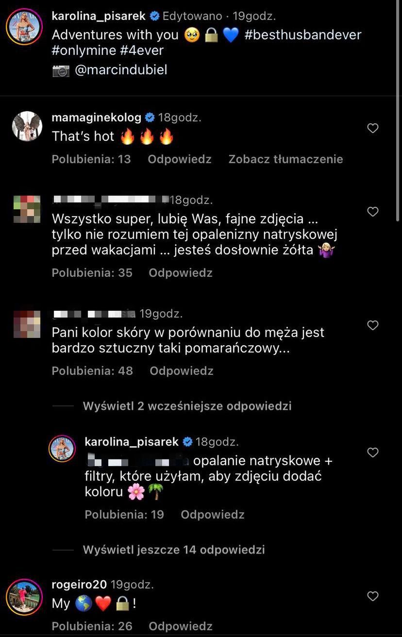 Wakacyjna sielanka Karoliny Pisarek