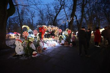 Aleksandrów Łódzki: Mikołajkowy Jarmark Świąteczny w Parku Miejskim