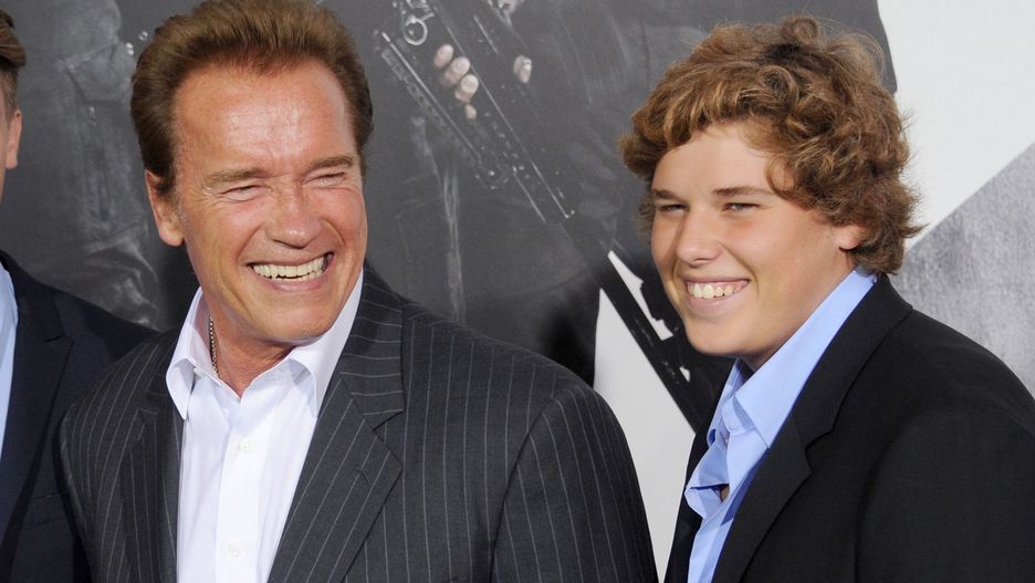 "The Expendables 2" - Los Angeles Premiere - ArrivalsHOLLYWOOD, CA - AUGUST 15:  Patrick Schwarzenegger, Arnold Schwarzenegger and Christopher Schwarzenegger arrive at Los Angeles premiere of "The Expendables 2" at Grauman's Chinese Theatre on August 15, 2012 in Hollywood, California.  (Photo by Gregg DeGuire/WireImage)Gregg DeGuireCelebrities, Film