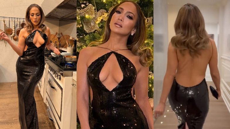 Jennifer Lopez eksponuje wdzięki, paradując po willi w sukience ZEMSTY