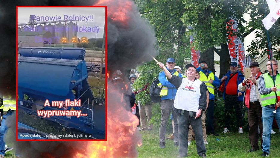 W sieci pojawiło się nagranie, że powrócił szkodliwy na interesów rolników import zboża z Ukrainy