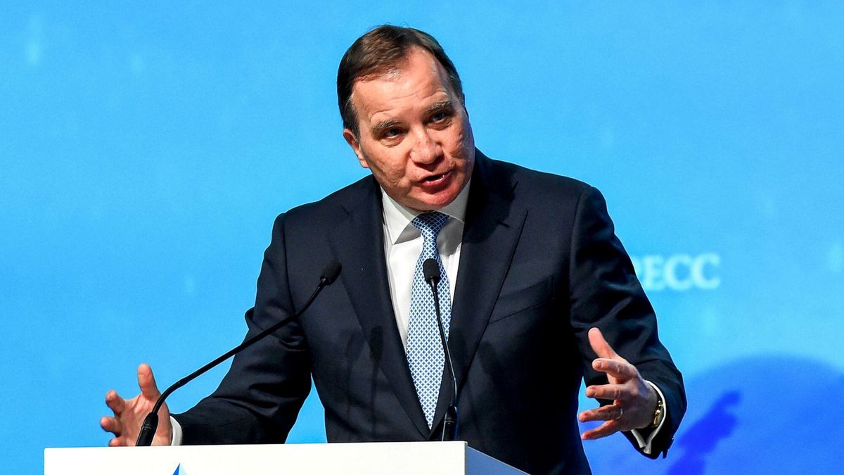 Premier Szwecji Stefan Loefven.