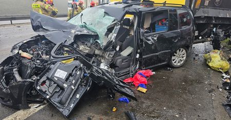 Potężny karambol na obwodnicy. Kierowca zasnął za kierownicą?
