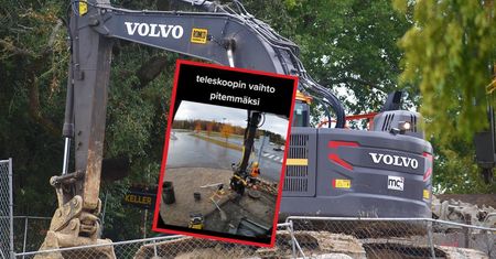 Hit internetu. Fiński operator koparki pokazał klasę