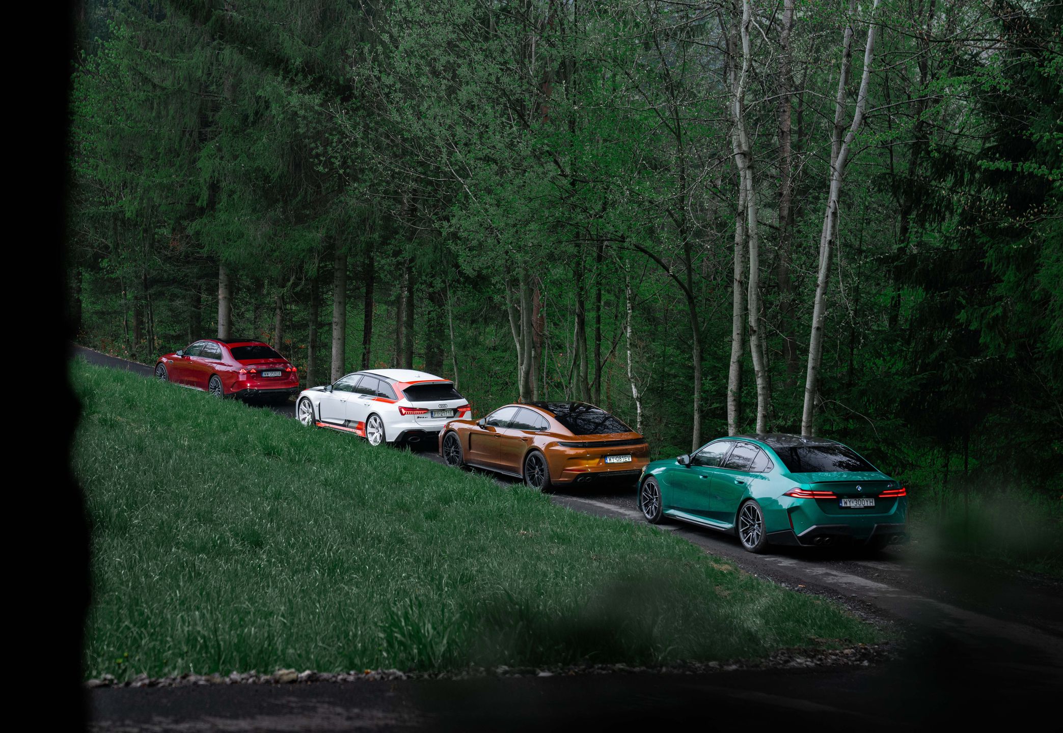 Audi RS 6 Avant GT, BMW M5, Mercedes-AMG E 53, Porsche Panamera