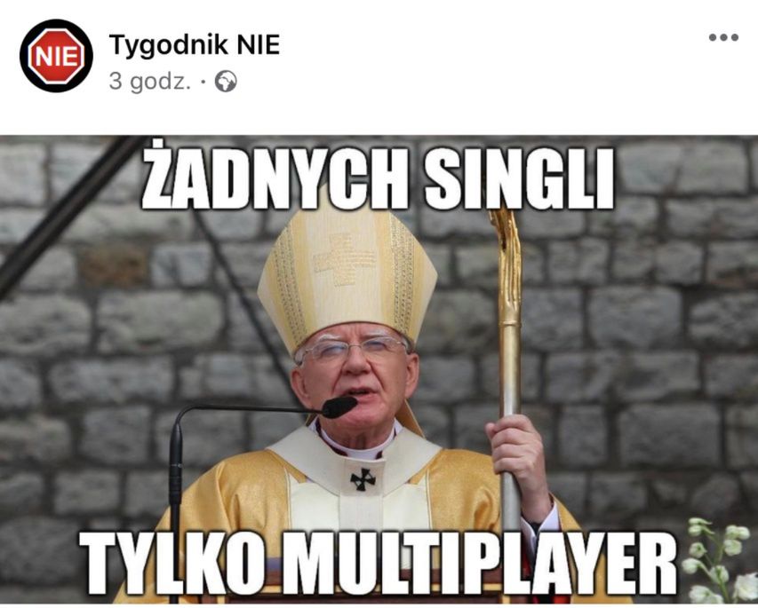 "Żadnych singli, tylko multiplayer"