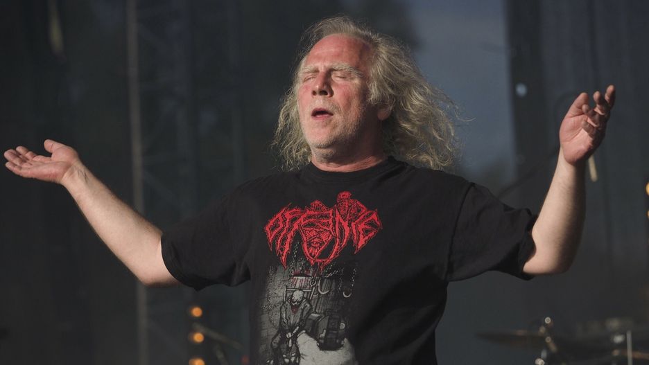 Roman Kostrzewski na scenie w 2015 r.