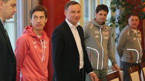 Duda przyniesie szczęście skoczkom? Stoch i jego koledzy zjedli śniadanie z prezydentem