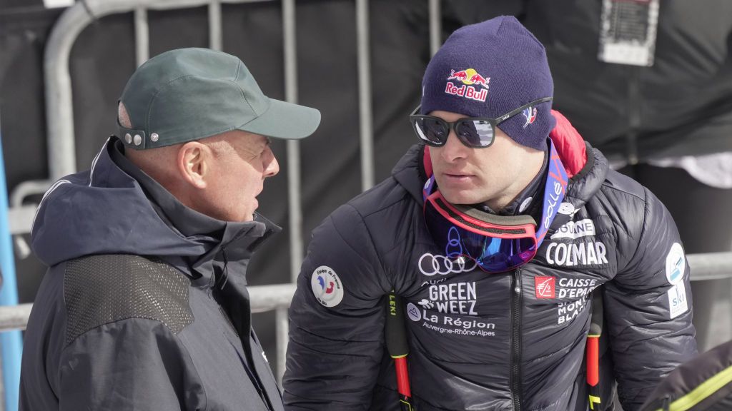 Getty Images / Francis Bompard/Agence Zoom / Na zdjęciu od lewej: Johan Eliasch i Alexis Pinturault