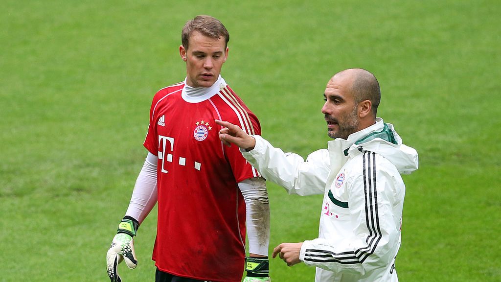 Manuel Neuer oraz Pep Guardiola