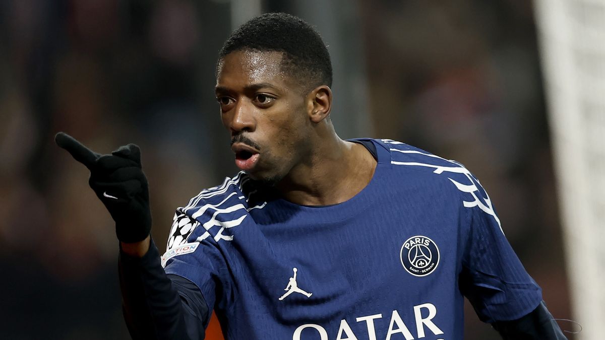 PAP/EPA / YOAN VALAT / Na zdjęciu: Ousmane Dembele po raz kolejny został bohaterem PSG