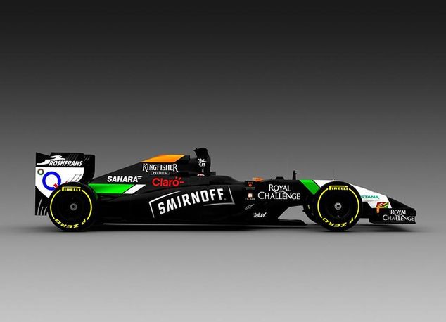 Nowe malowanie Force India zadebiutuje w GP Hiszpanii (fot. twitter.com/clubforce )